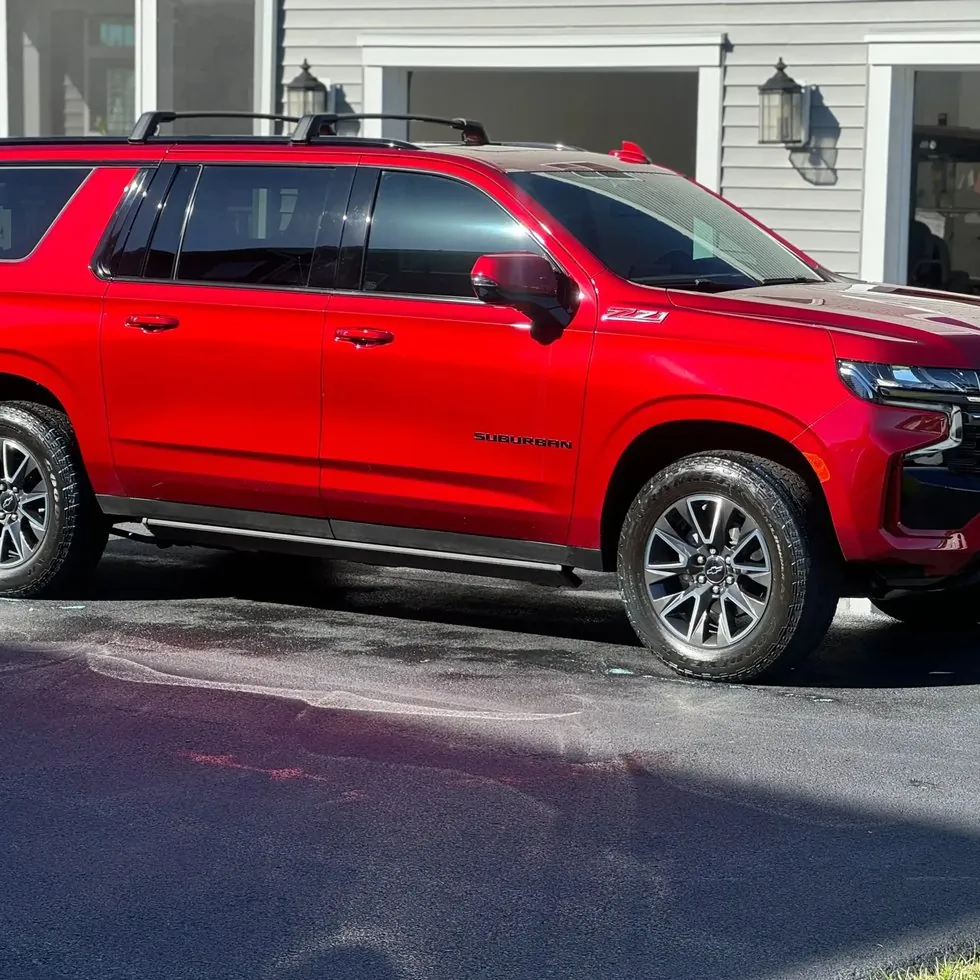Detailed red Chevrolet Tahoe